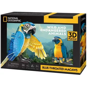 3D puzle cubicfun Zilkakla aras, 88 gabali, modelis 306-DS1097H