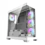 Datora korpuss Darkflash DS900 (balts) + 7 ARGB ventilatori