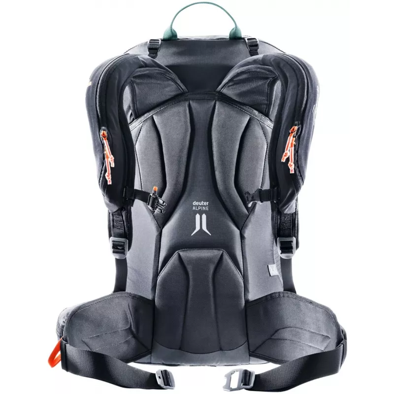Deuter Alproof 30 SL lavīnu mugursoma - Melna/Zaļa džinsa
