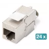 Digitus Modular patch panel 24-port DN-91410-24 RJ-45 Cat6a pelēka