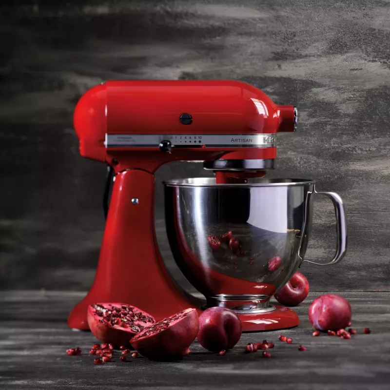 KitchenAid Artisan 5ksm125 statīvs mikseris 300 W sarkans