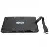 USB-C dokstacija - 4K HDMI, VGA, USB 3.2 Gen 1, USB-A/C centrmezgls, Gigabit Ethernet, atmiņas karšu sloti, 100 W PD uzlāde