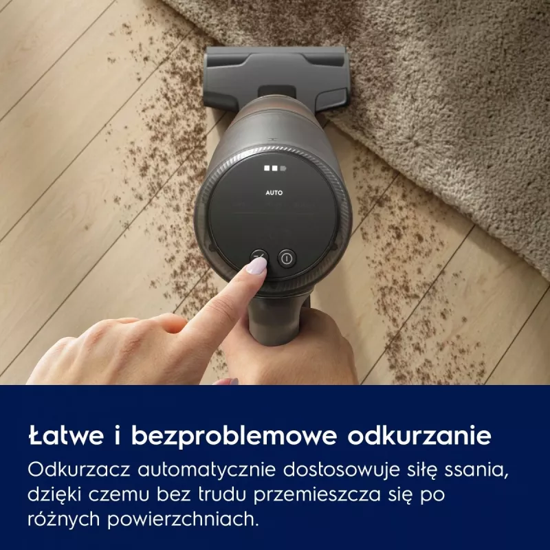 Electrolux EP82AB25UG nūjas putekļsūcējs/elektriskā slota Baterija Sausā Cikloniskais Bez maisiņa 0.4 L 100 W Pelēks