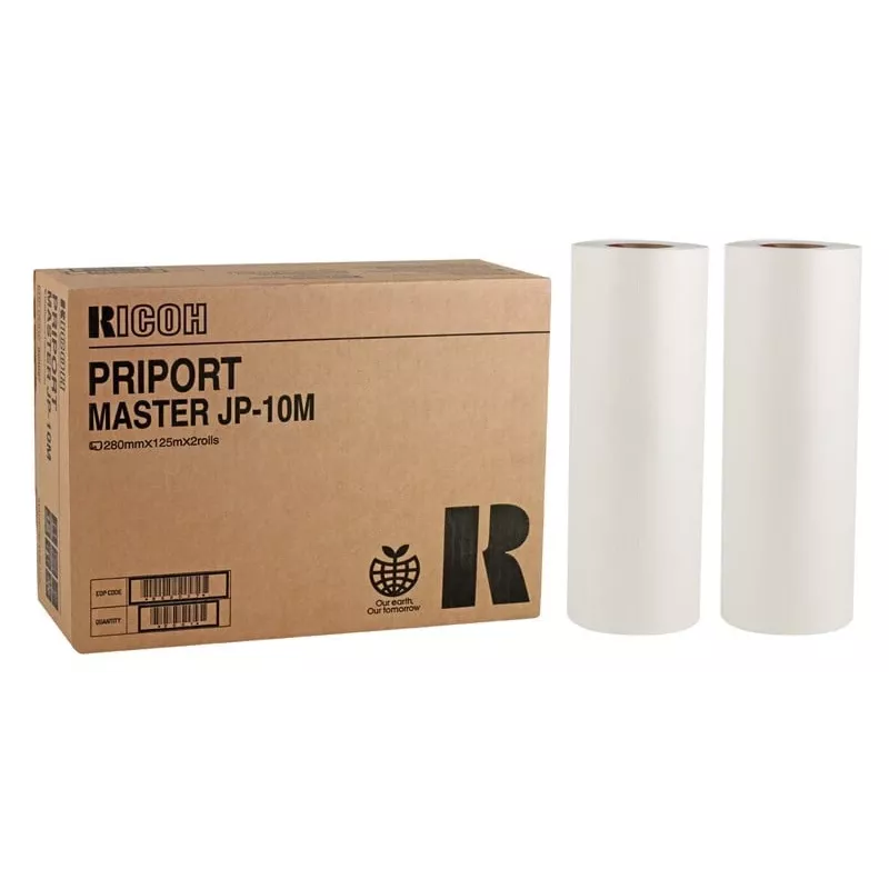 Ricoh Priport Master JP-10M (893027) (2 RULLI/iepakojumā) 280x125mm digitālā dublikatora izejmateriāli