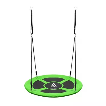 Āra piekarināmās ligzdas šūpoles Extralink Melns Forest Bocianie gniazdo zaļas (modelis SW100X ZIELONE)