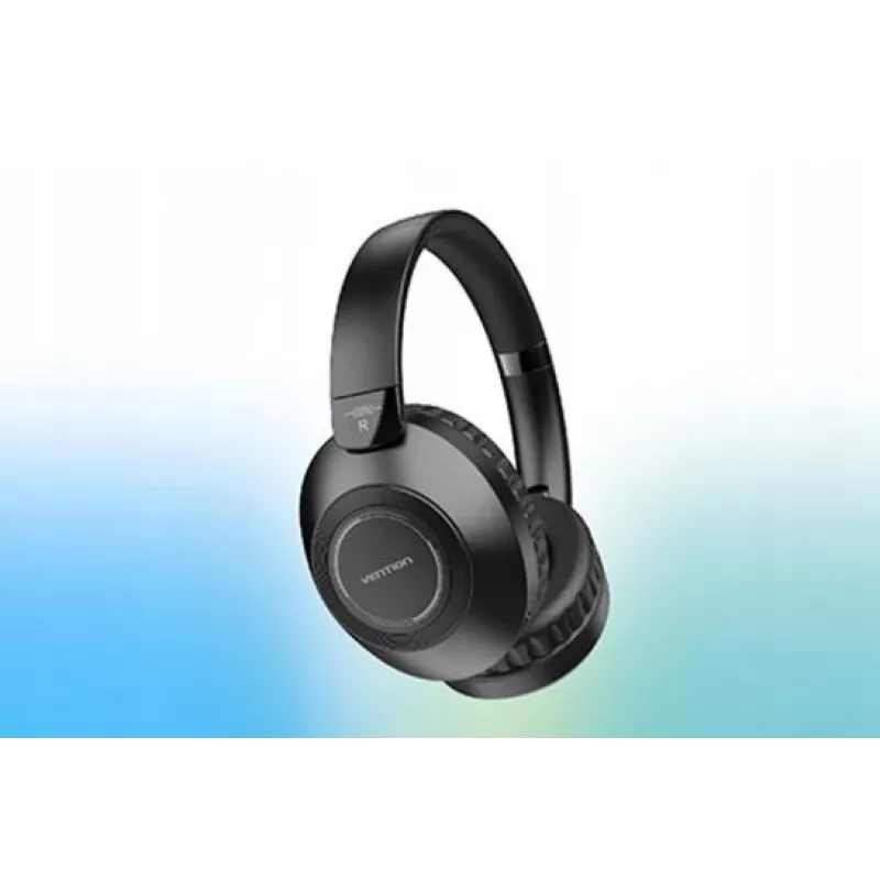 Austiņas Vention NBBB0 SoundMate S11 — bezvadu Bluetooth 5.3 aizauss austiņas, uzlādes futrālis 400 mAh, līdz 20 stundām, melns
