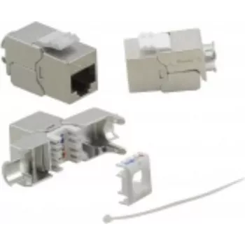 helos Keystone modulis Cat 6a 180° Premium GHMT sertificēts 4PPoE