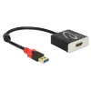 Video kabeļa adapteris DeLOCK 62736 USB Type-A uz HDMI 0.2 m melns
