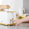 Tosteris Petra PT5032WVDE 2-šķēles, kompakts 2-slotu elektriskais tosteris