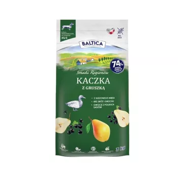BALTICA regional flavours Small breeds Duck with pear - sausā suņu barība - 3kg