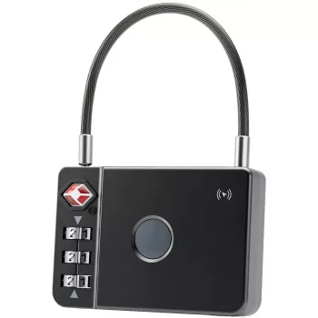 Smart padlock Mili MiLock Melns Code Wireless CR2032 baterija