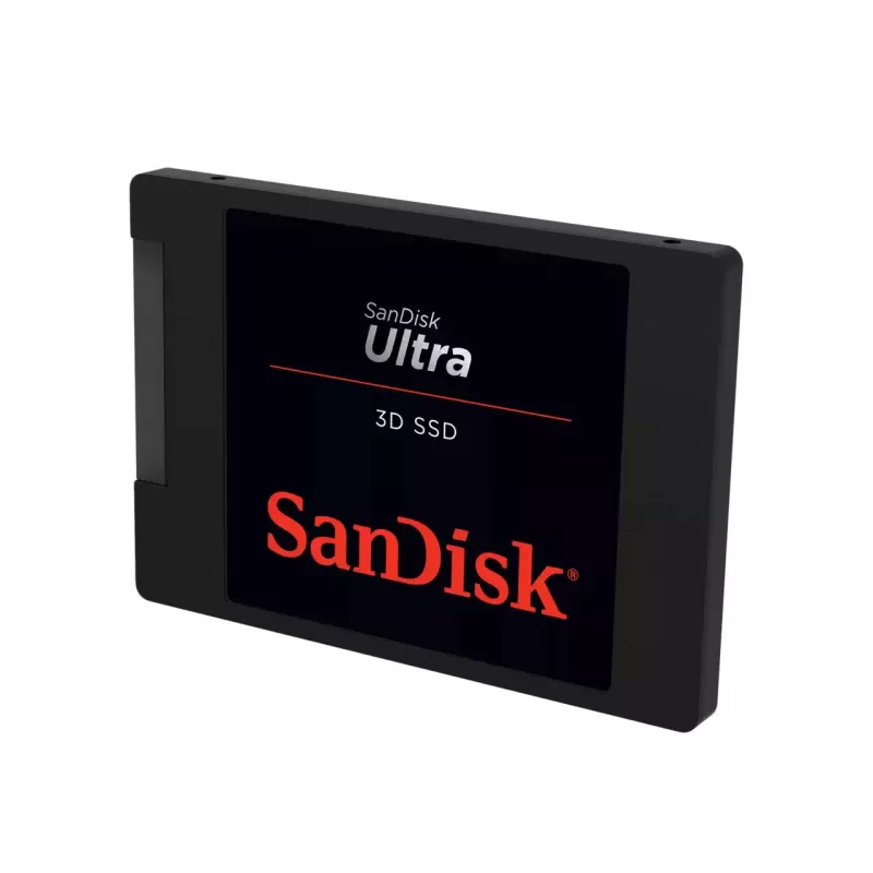 SanDisk Ultra 3D - SSD - 500GB - iekšējais - 2.5 (6,4 cm) - SATA 6Gb/s (SDSSDH3-500G-G26)