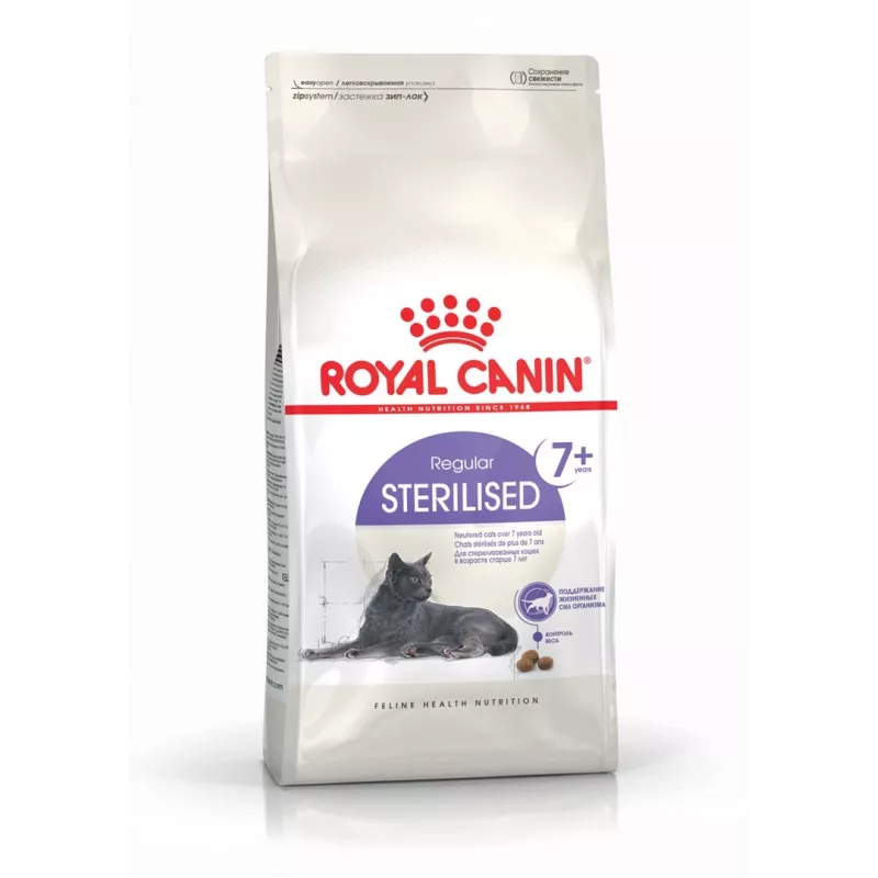 ROYAL CANIN Sterilised 7+ - sausā barība kaķiem - 10 kg