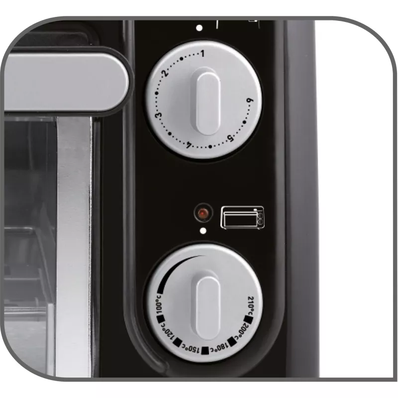 Tosteris Tefal TL6008 2 šķēles 1300 W Alumīnijs Melns
