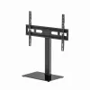 Grīdas TV statīvs GEMBIRD TVS-D75S-01 37–75 collu televizoriem, tērauds, regulējams augstums un slīpums, VESA 75x75–600x400, 40 kg ietilpība