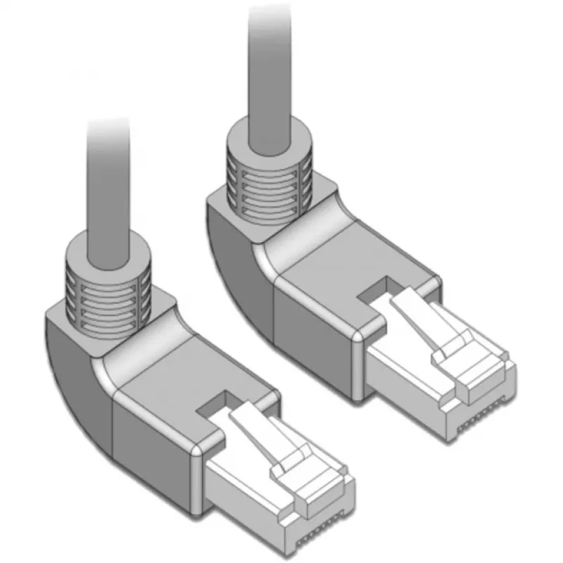Tīkla kabelis DeLOCK 83513 RJ-45 Cat6a 0.5 m Pelēks