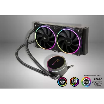 K Cooler Inter-Tech Šķidruma Dzesēšana CPU Argus Iceman LC-240 RGB