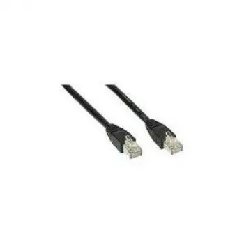 Wentronic Goobay CAT 5e komutācijas kabelis, SF/UTP, melns, 2 m - CCA vara maisījums (68669)
