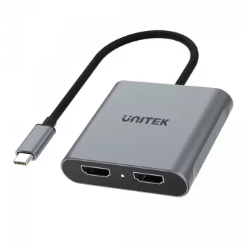 UNITEK ADAPTERS USB-C, 2x HDMI, 4K@60HZ, MST, V1404B (V1404B)