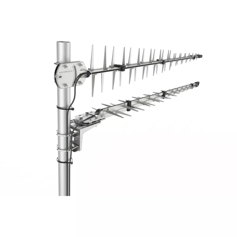 Poynting Antennas LTE/GSM Masta A-LPDA-0092 Sudraba SMA (M) LoRa Helium 11dbi Yagi/Masta SMA -Vīriešu 7m Kabelis