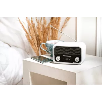 Adler AD 1185 — Pārnēsājams FM radio, Bluetooth 4.0, MP3, SD karte, AUX, 1800 mAh baterija, LCD displejs, uzlāde caur micro-USB
