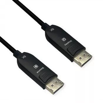 ROLINE DisplayPort v2.1 kabelis AOC DP80 UHBR13.5 54G ST/ST 50 m - kabelis - digitālais/displeja/video (14.01.3504)
