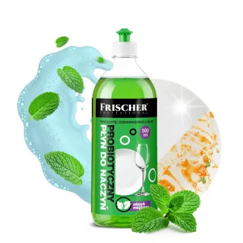 Trauku mazgāšanas līdzeklis FRISCHER 500 ml — koncentrēts virtuves tīrīšanas līdzeklis trauku mazgāšanai ar rokām