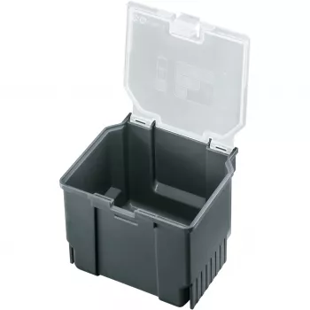 Uzglabāšanas kaste Bosch SystemBox taisnstūrveida polipropilēns 105×117×84 mm Melna/Pelēka