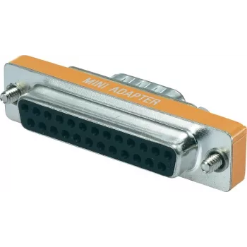 Seriālais adapteris DIGITUS 10070136, 1x D‑SUB 25‑kontaktu ligzda uz 1x D‑SUB 9‑kontaktu spraudnis