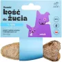 AZANKI kauls ar lasi laša ādā ar timiānu un baziliku zivs formā — gardums suņiem — 12 cm