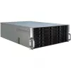 Server Case Inter-Tech 4U-4424 Rack Melns, Silver