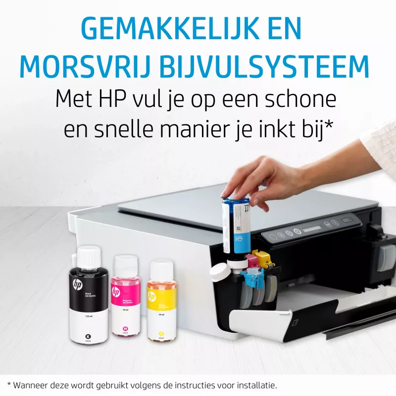 HP GT53XL 135-ml melnas oriģinālās tintes pudele, melna, Malaizija, 15–35 °C, 15–35 °C, 20–80%, 1 gab.