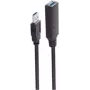 USB kabelis ShiverPeaks BS13-39095 20 m USB A Melns 5 Mbit/s