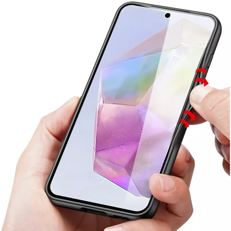 StyleShell NYLO, Telefona maciņš Melns, Samsung Galaxy A36 5G