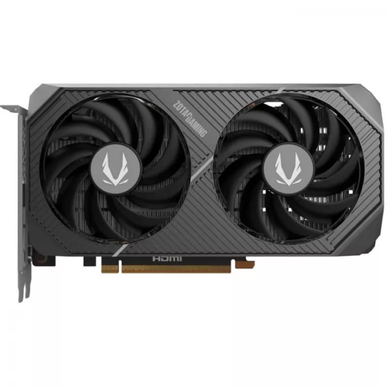 Grafikas karte ZOTAC GeForce RTX 5050 Twin Edge — 8 GB GDDR6, 128 bitu, PCIe x8 5.0, divu ventilatoru aktīva dzesēšana