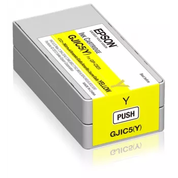 Epson GJIC5(Y): Tintes kasetne ColorWorks C831 (Dzeltena) (MOQ=10)