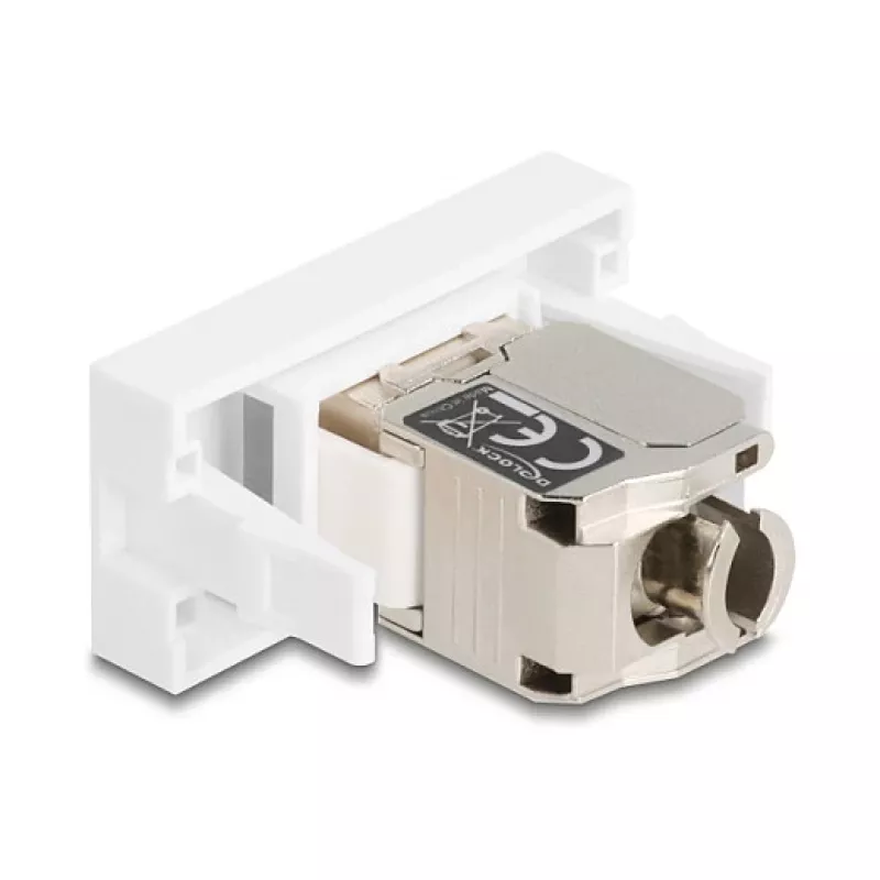 Tīkla RJ45 modulis DELOCK 90904 Cat.6A ar LED Keystone paneļiem un komutācijas paneļiem