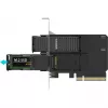 PCIe adaptera karte icybox MB312M4P-B — 2× M.2 NVMe uz PCIe 4.0 x8 (bifurkācija)