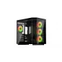 Datora torņa korpuss KRUX Empero KRXD010, ATX, melns — atbalsta GPU līdz 420 mm, CPU dzesētājus līdz 155 mm, 2x 3,5 collu + 3x 2,5 collu nodalījumi