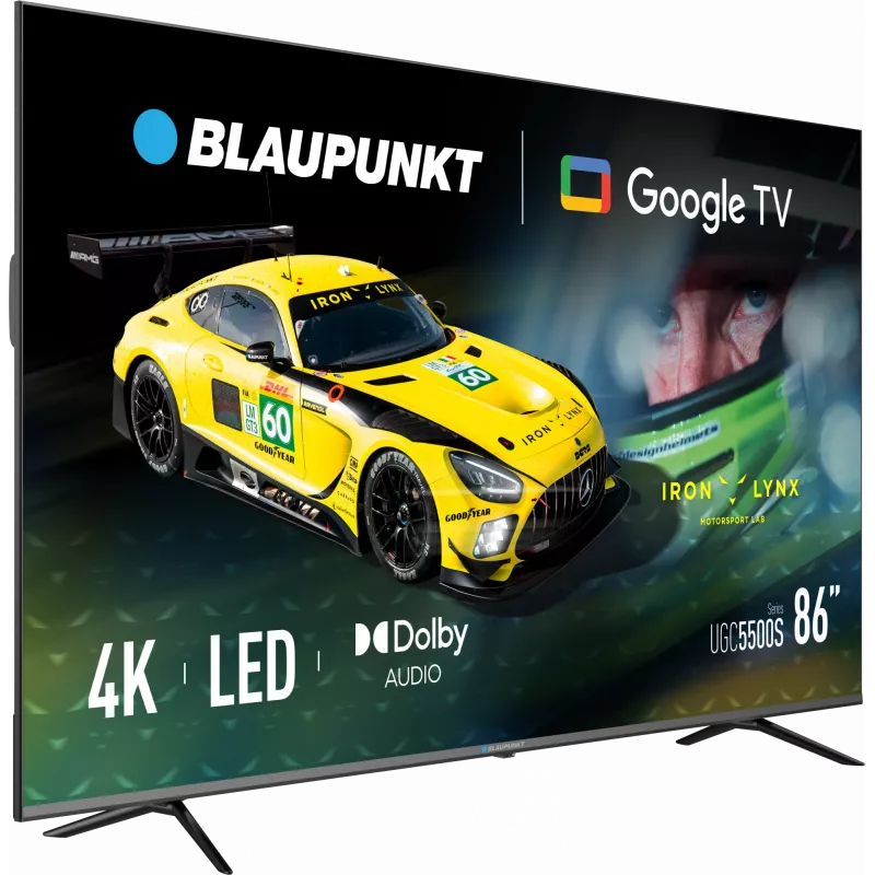 Blaupunkt LED TV | 86UGC5500S | 86 | Smart TV | Google TV | UHD | Melns