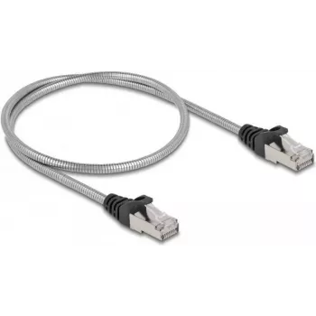 Tīkla kabelis DeLOCK RJ45 kabelis Cat.6A U/FTP RJ-45 0.5m Sudraba krāsā