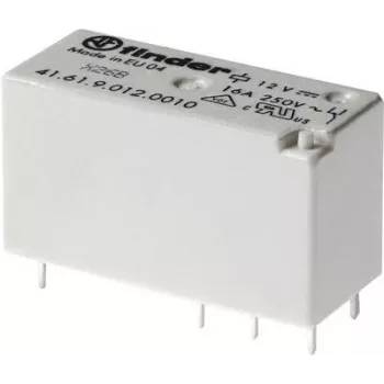 FIN 41.61.9 12V - Pievienojamais relejs 1x UM 250V/16A 12V RM 5.0mm (41.61.9.012.0010)