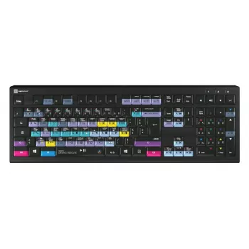 Logickeyboard ASTRA 2 USB tastatūra, AZERTY izkārtojums, angļu valoda, melna
