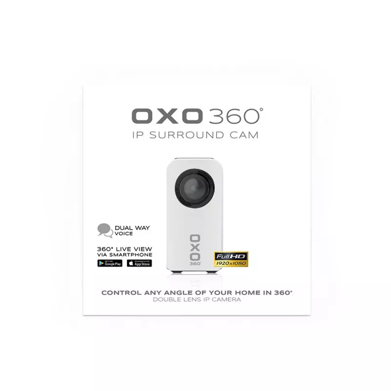 Novērošanas kamera Easypix OXO 360° IP Cam 56200