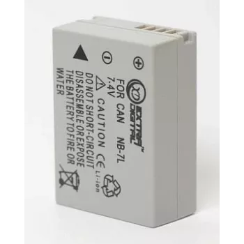 Baterija Extra Digital NB-7L litija jonu 3,7 V 1120 mAh saderīgām Canon ierīcēm
