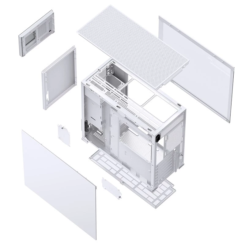 PC Case Jonsbo D41 STD Midi Tower balta