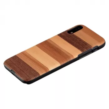 Aizsargājošs viedtālruņa maciņš man and wood iPhone XR — melna smilšu apdare