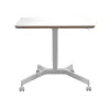 Computer desk top Leitz 65360001 Square Aluminium balta 600x800x750mm