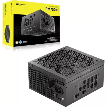 Barošanas bloks CORSAIR RMx Shift RM750x 750 W ATX 24-pin 80 PLUS Gold, melns, 140 mm ventilators
