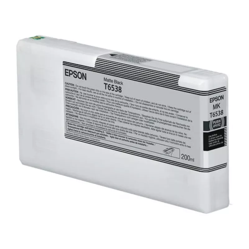 Tintes kasetne Epson C13T65380N matēta melna 200 ml oriģināla atsevišķs iepakojums